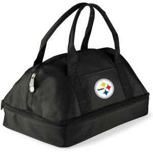 PICNIC TIME NFL Potluck Casserole Carrier, Insulated Thermal Food Carrier, Insulated Casserole Carrier, (Black)(Pittsburgh Steelers)