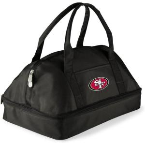 PICNIC TIME NFL Potluck Casserole Carrier, Insulated Thermal Food Carrier, Insulated Casserole Carrier, (Black)(San Francisco 49ers)