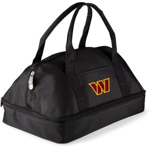 PICNIC TIME NFL Potluck Casserole Carrier, Insulated Thermal Food Carrier, Insulated Casserole Carrier, (Black)(Washington Commanders)