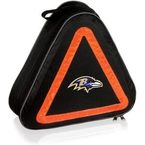PICNIC TIME NFL Roadside Emergency Car Kit, Auto Vehicle Safety Road Side Assistance with Jumper Cables and Car Tool Kit, (Black with Orange Accents)(Baltimore Ravens)