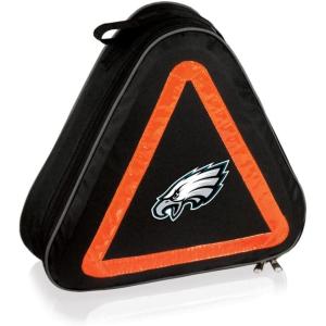 PICNIC TIME NFL Roadside Emergency Car Kit, Auto Vehicle Safety Road Side Assistance with Jumper Cables and Car Tool Kit, (Black with Orange Accents)(Philadelphia Eagles)