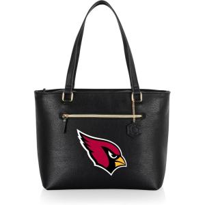 PICNIC TIME NFL Uptown Cooler Tote Bag, Insulated Purse Lunch Bag, Stylish Beach Bag Soft Cooler, (Black)(Arizona Cardinals)