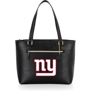 PICNIC TIME NFL Uptown Cooler Tote Bag, Insulated Purse Lunch Bag, Stylish Beach Bag Soft Cooler, (Black)(New York Giants)