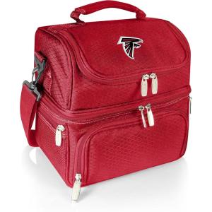 PICNIC TIME NFL unisex-adult NFL Pranzo Lunch Bag, Insulated Lunch Box with Picnic Set, Lunch Cooler Bag(Red)