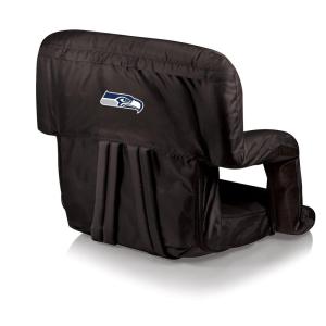 PICNIC TIME Red Buffalo Bills Ventura Seat Portable Recliner Chair(Seattle Seahawks  Black)