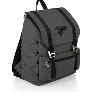 Picnic TIME NFL Buffalo Bills OTG Traverse Backpack Cooler – Soft Cooler Backpack – Hiking Backpack, (Heathered Gray)(Atlanta Falcons)