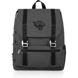 Picnic TIME NFL Buffalo Bills OTG Traverse Backpack Cooler – Soft Cooler Backpack – Hiking Backpack, (Heathered Gray)(Jacksonville Jaguars)