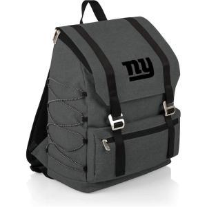 Picnic TIME NFL Buffalo Bills OTG Traverse Backpack Cooler – Soft Cooler Backpack – Hiking Backpack, (Heathered Gray)(New York Giants)