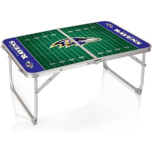 Picnic TIME NFL Concert Mini Portable Table, Small Folding Table, Mini Picnic Table(Baltimore Ravens)