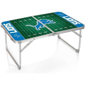 Picnic TIME NFL Concert Mini Portable Table, Small Folding Table, Mini Picnic Table(Detroit Lions)