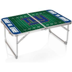 Picnic TIME NFL Concert Mini Portable Table, Small Folding Table, Mini Picnic Table(New York Giants)