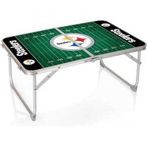 Picnic TIME NFL Concert Mini Portable Table, Small Folding Table, Mini Picnic Table(Pittsburgh Steelers)