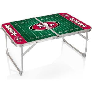 Picnic TIME NFL Concert Mini Portable Table, Small Folding Table, Mini Picnic Table(San Francisco 49ers)