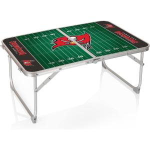Picnic TIME NFL Concert Mini Portable Table, Small Folding Table, Mini Picnic Table(Tampa Bay Buccaneers)