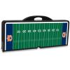 PICNIC TIME NCAA Auburn Tigers Football Field Folding Picnic Table – Camping Table – Outdoor Table with Umbrella Hole, (Black)