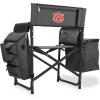 PICNIC TIME NCAA Auburn Tigers Fusion Camping Chair with Side Table and Soft Cooler