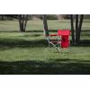PICNIC TIME NCAA Auburn Tigers Sports Chair with Side Table – Beach Chair – Camp Chair for Adults(Red)