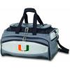 PICNIC TIME NCAA Unisex-Adult NCAA Buccaneer Portable Charcoal Grill & Cooler Tote(Grey)