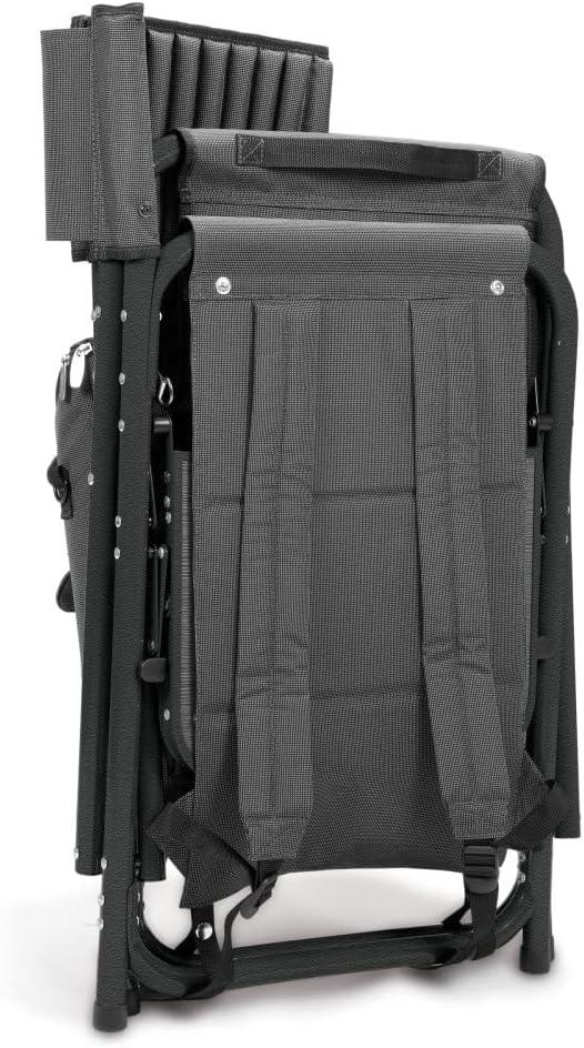 image:imageBoise State Broncos Fusion Backpack Chair with Cooler Dark Gray with Black Accents