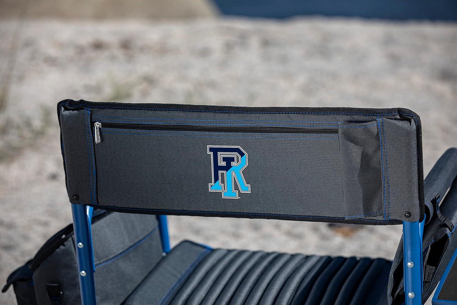 image:imagePICNIC TIME NCAA Boise State Broncos Fusion Camping Chair with Side Table and Soft CoolerDark Gray With Blue Accents