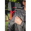 PICNIC TIME NCAA Boise State Broncos Fusion Camping Chair with Side Table and Soft Cooler(Dark Gray With Red Accents)