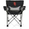 Picnic TIME NCAA Baylor Bears Campsite Camping Chair, Picnic Chair, Outdoor Folding Chair with Carry Bag, Beach Chair, (Black with Gray Accents)(Black With Gray Accents)