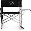 PICNIC TIME NCAA Boise State Broncos Sports Chair with Side Table – Beach Chair – Camp Chair for Adults