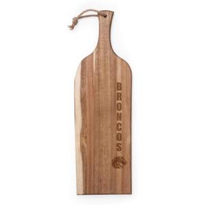 PICNIC TIME NCAA Boise State Broncos Artisan 24″ Acacia Charcuterie Board with Raw Wood Edge, Cheese Board, Serving Platter, (Acacia Wood)