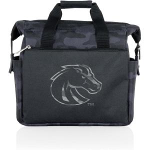 PICNIC TIME NCAA Boise State Broncos On The Go Lunch Bag Cooler, Soft Cooler Lunch Box, Insulated Lunch Bag, (Black Camo)