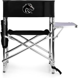 PICNIC TIME NCAA Boise State Broncos Sports Chair with Side Table – Beach Chair – Camp Chair for Adults