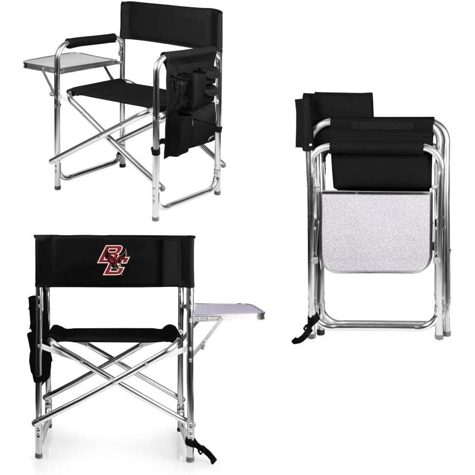 image:imagePICNIC TIME NCAA Boston College Eagles Sports Chair with Side Table  Beach Chair  Camp Chair for Adults