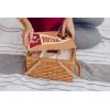 PICNIC TIME NCAA Boston College Eagles Poppy Personal Picnic Basket, Insulated Lunch Bag, Retro Lunch Box, (Beige)