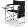 PICNIC TIME NCAA Boston College Eagles Sports Chair with Side Table – Beach Chair – Camp Chair for Adults