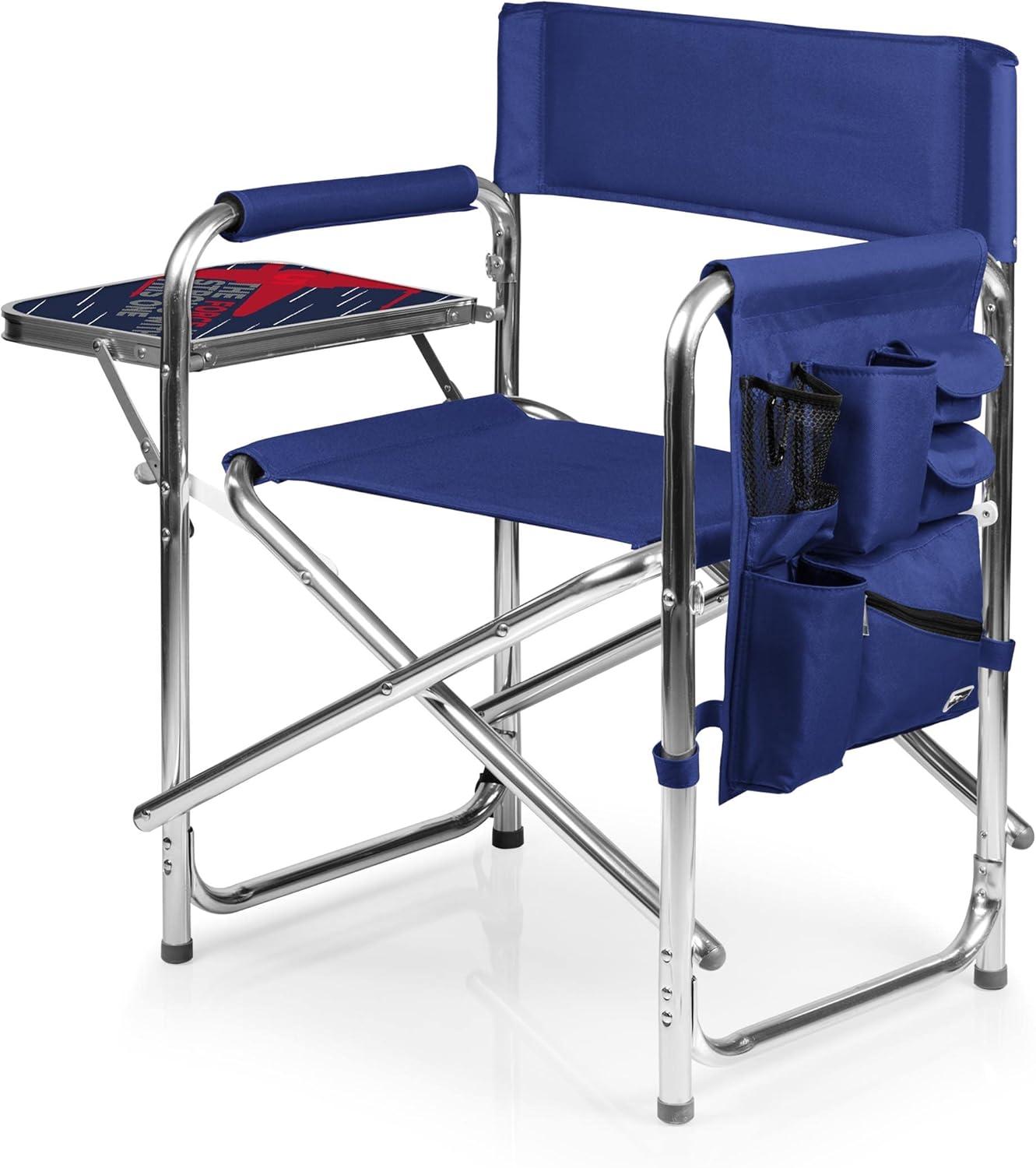 image:imagePICNIC TIME Star Wars Jedi Knight Sports Chair with Side Table Beach Chair Camp Chair for Adults Navy Blue 366 x 185 x 329