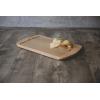 PICNIC TIME Star Wars Billboard Glass Top Cheese Board, Charcuterie Serving Tray, Removable Tempered Glass, Parawood Design, (Parawood)(Star Wars – Parawood)