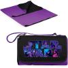 PICNIC TIME Star Wars Blanket Tote Outdoor Picnic Blanket, Beach Blanket, Camping Blanket, (Purple with Black Flap)