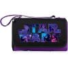 PICNIC TIME Star Wars Blanket Tote Outdoor Picnic Blanket, Beach Blanket, Camping Blanket, (Purple with Black Flap)