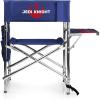 PICNIC TIME Star Wars Jedi Knight Sports Chair with Side Table, Beach Chair, Camp Chair for Adults, (Navy Blue) 36.6 x 18.5 x 32.9