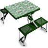 PICNIC TIME Star Wars Mandalorian Grogu Folding Picnic Table, Camping Table, Outdoor Table with Umbrella Hole, (Hunter Green)(Star Wars Mandalorian Grogu – Hunter Green)
