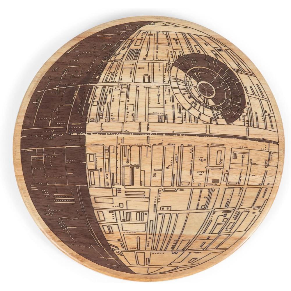 image:imagePICNIC TIME Star Wars Death Star 16 Serving Board Wood Cheese Board Charcuterie Board Cutting Board Parawood