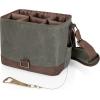 PICNIC TIME Star Wars X-Wing Beer Caddy, Beer Cooler Tote with Opener, 6-Pack Cooler, Gifts for Beer Lovers, (Khaki Green with Brown Accents)