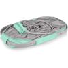 Picnic TIME Metro Shopping Basket, Insulated Picnic Basket, Collapsible Market Basket, Utility Tote Cooler Bag(Disney Princess the Little Mermaid – Teal)