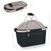 Picnic TIME Metro Shopping Basket, Insulated Picnic Basket, Collapsible Market Basket, Utility Tote Cooler Bag(Star Wars Darth Vader – Black)