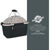 Picnic TIME Metro Shopping Basket, Insulated Picnic Basket, Collapsible Market Basket, Utility Tote Cooler Bag(Star Wars Darth Vader – Black)