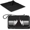 Picnic TIME Star Wars Darth Vader Geo Blanket Tote Picnic Blanket, Folding Outdoor Beach and Camping Blanket with Carry Tote and Zipper Pocket, Water Resistant Fleece, (Black with Black Exterior)