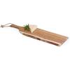 NHL Buffalo Sabres Artisan 24″ Acacia Charcuterie Board with Raw Wood Edge – Cheese Board – Serving Platter