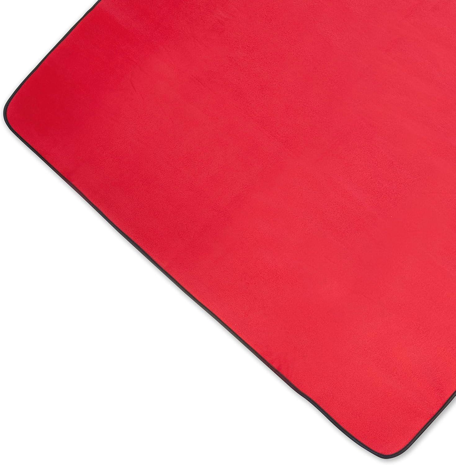 image:imageNHL Calgary Flames Outdoor Picnic Blanket Tote RedRed With Black Flap