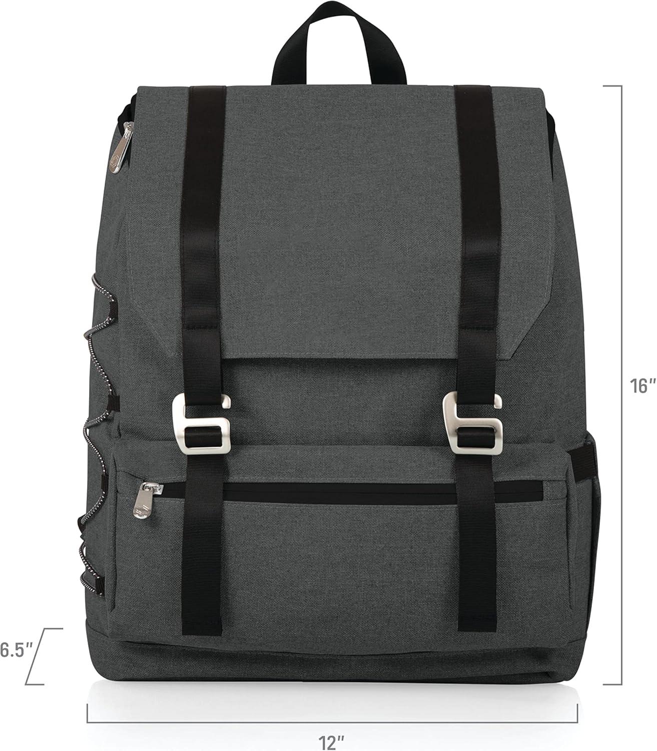 image:imagePICNIC TIME NHL Calgary Flames OTG Traverse Backpack Cooler Soft Cooler Backpack Hiking Backpack Heathered Gray