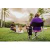 PICNIC TIME NHL Calgary Flames Sports Chair with Side Table – Beach Chair – Camp Chair for Adults