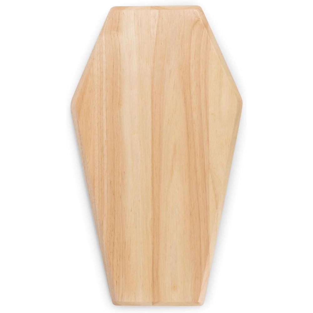 image:imagePICNIC TIME Coffin Serving Board Novelty Charcuterie Board CoffinInspired Durable Wood Serving Platter and Charcuterie Set with Hole for Wall Mounting Stylish Spooky Piece Wall Decor Parawood